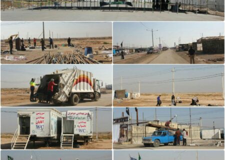 ادامه خدمات شهرداری در اربعین حسینی