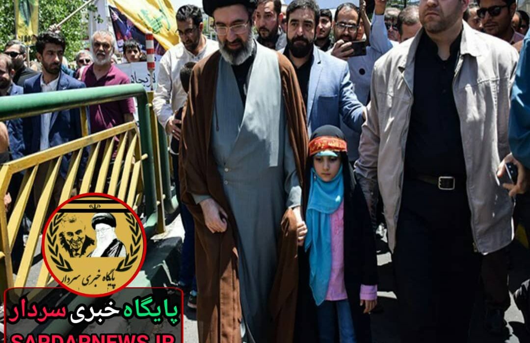 حضور فرزند رهبر معظم انقلاب در راهپیمایی روز جهانی قدس
