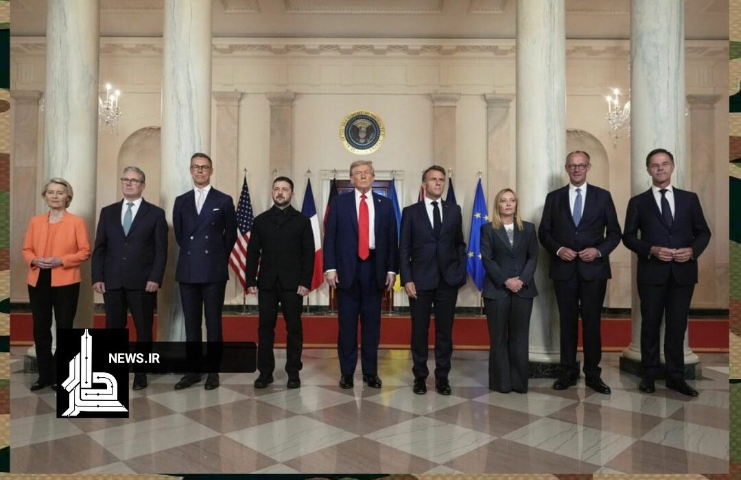 دیداررهبران اروپا وزلنسکی باترامپ درکاخ سفید