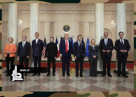 دیداررهبران اروپا وزلنسکی باترامپ درکاخ سفید